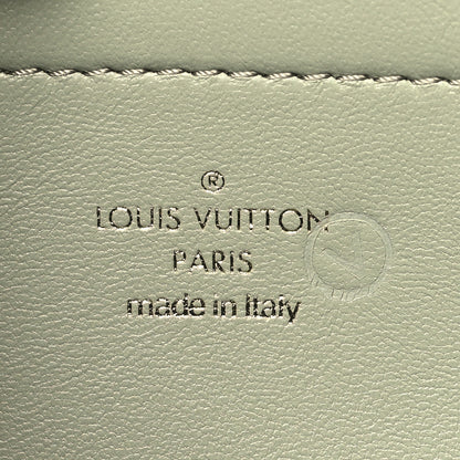 Louis Vuitton Lambskin Embossed Monogram Pochette Coussin Green 6 of 9