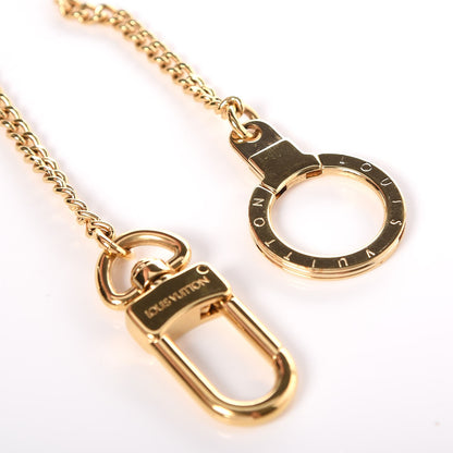 Louis Vuitton Metal Pochette Extender Key Ring Chain Gold 3 of 4