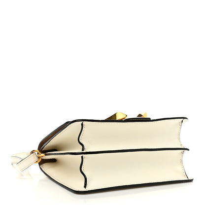 Jimmy Choo Calfskin Madeline Shoulder Bag White 3 of 9