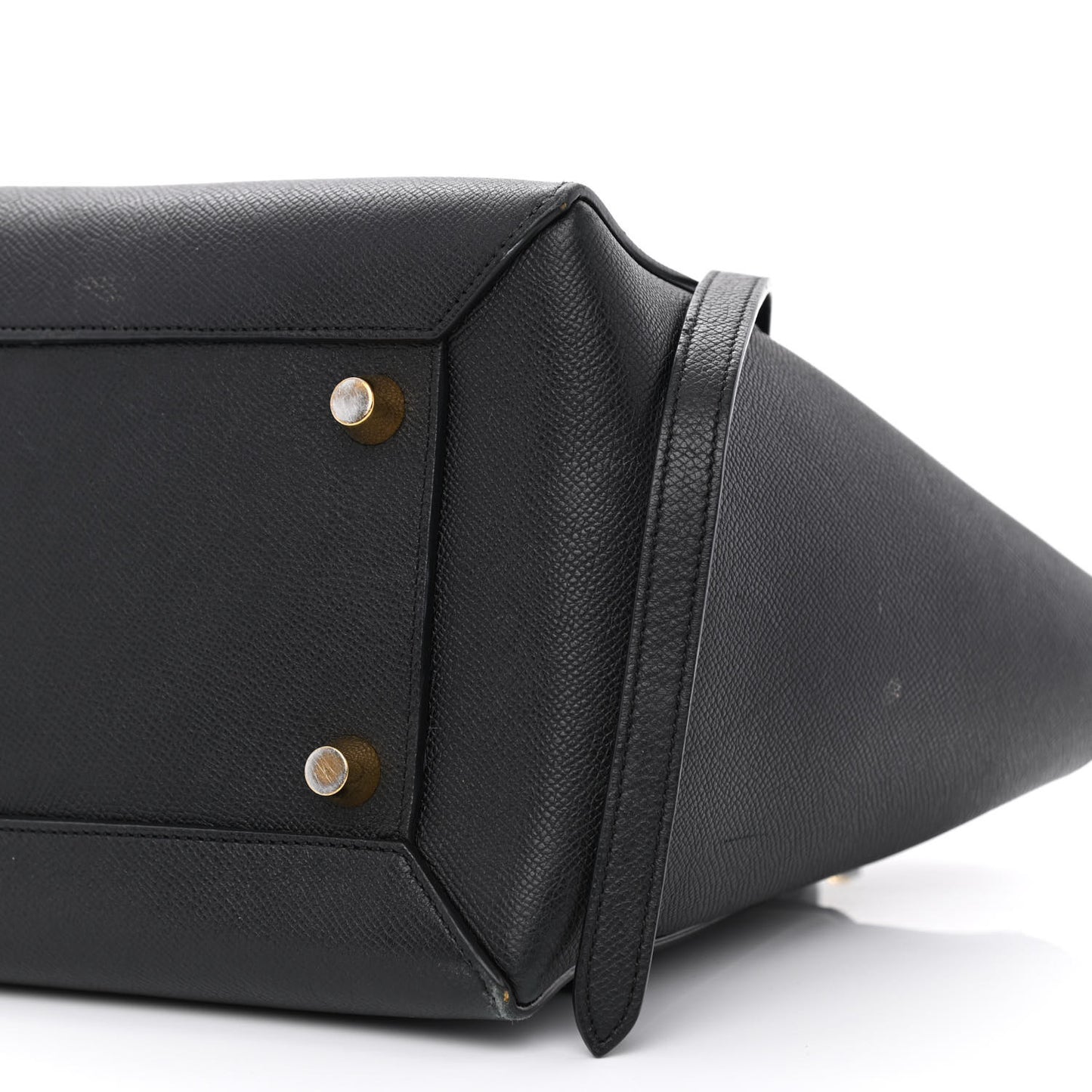 Grained Calfskin Mini Belt Bag Black