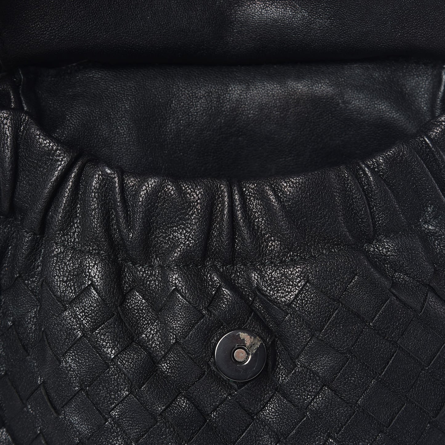 Nappa Intrecciato Belt Bag Black