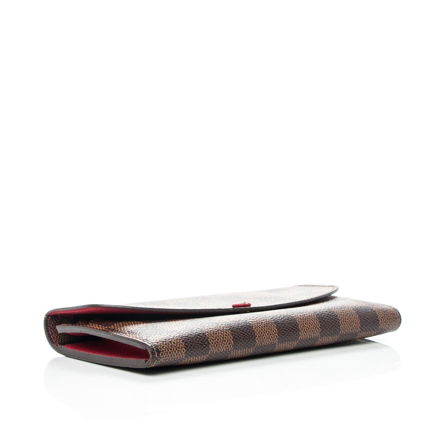 Damier Ebene Emilie Wallet Red