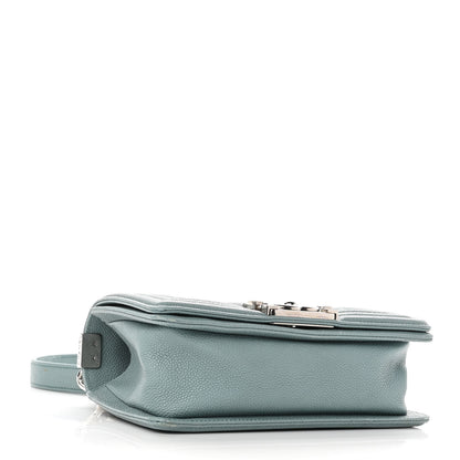 Chanel Caviar Quilted Small Boy Flap Light Blue 4 of 10