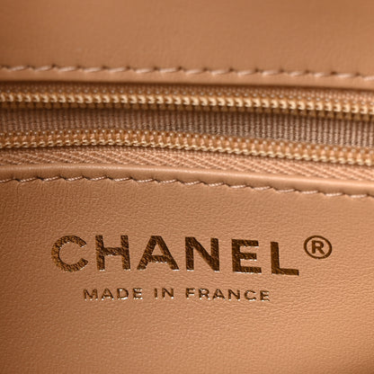 Chanel Braided Raffia Nano Kelly Flap Bag Dark Beige 6 of 11