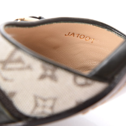 Louis Vuitton Mini Monogram Ankle Strap Sandals 36.5 Kaki 11 of 12