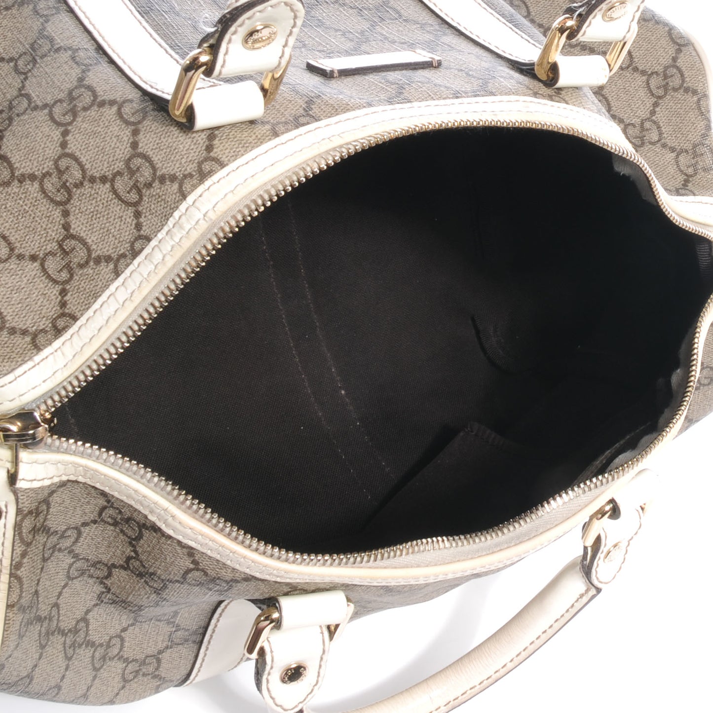 Coated Canvas Medium Joy Boston Off White