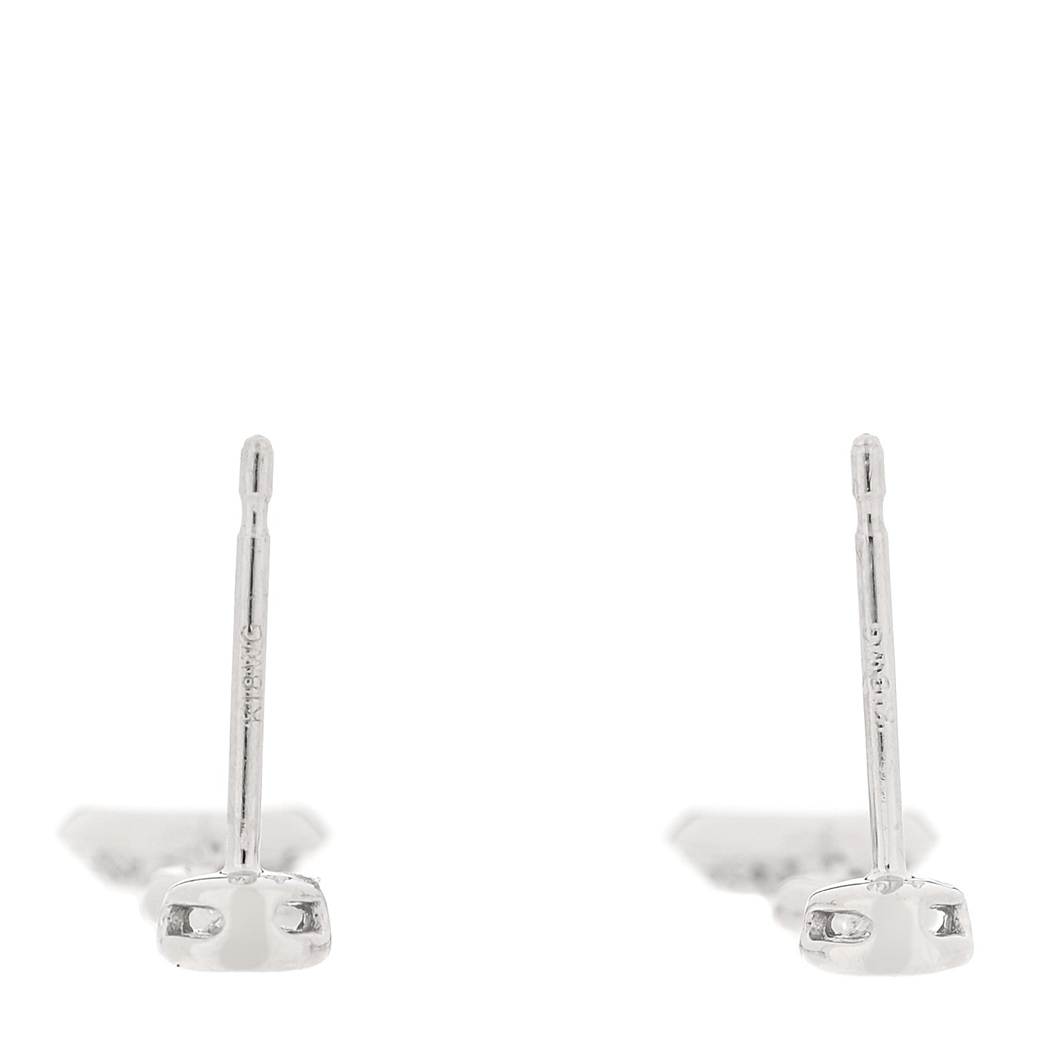 Parker & West by FASHIONPHILE 18K White Gold Diamond .80ctw Drop Earrings 3 of 5