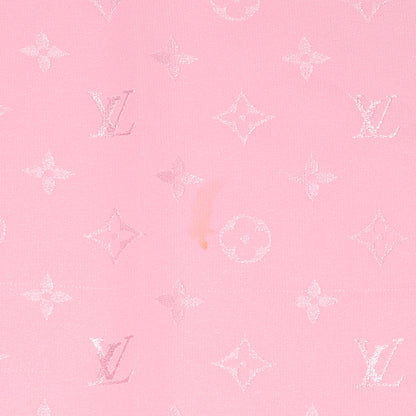 Louis Vuitton Silk Monogram Pink Monaco Scarf 5 of 5