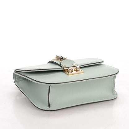 Valentino Garavani Vitello Small Glam Lock Rockstud Flap Water Green 4 of 7