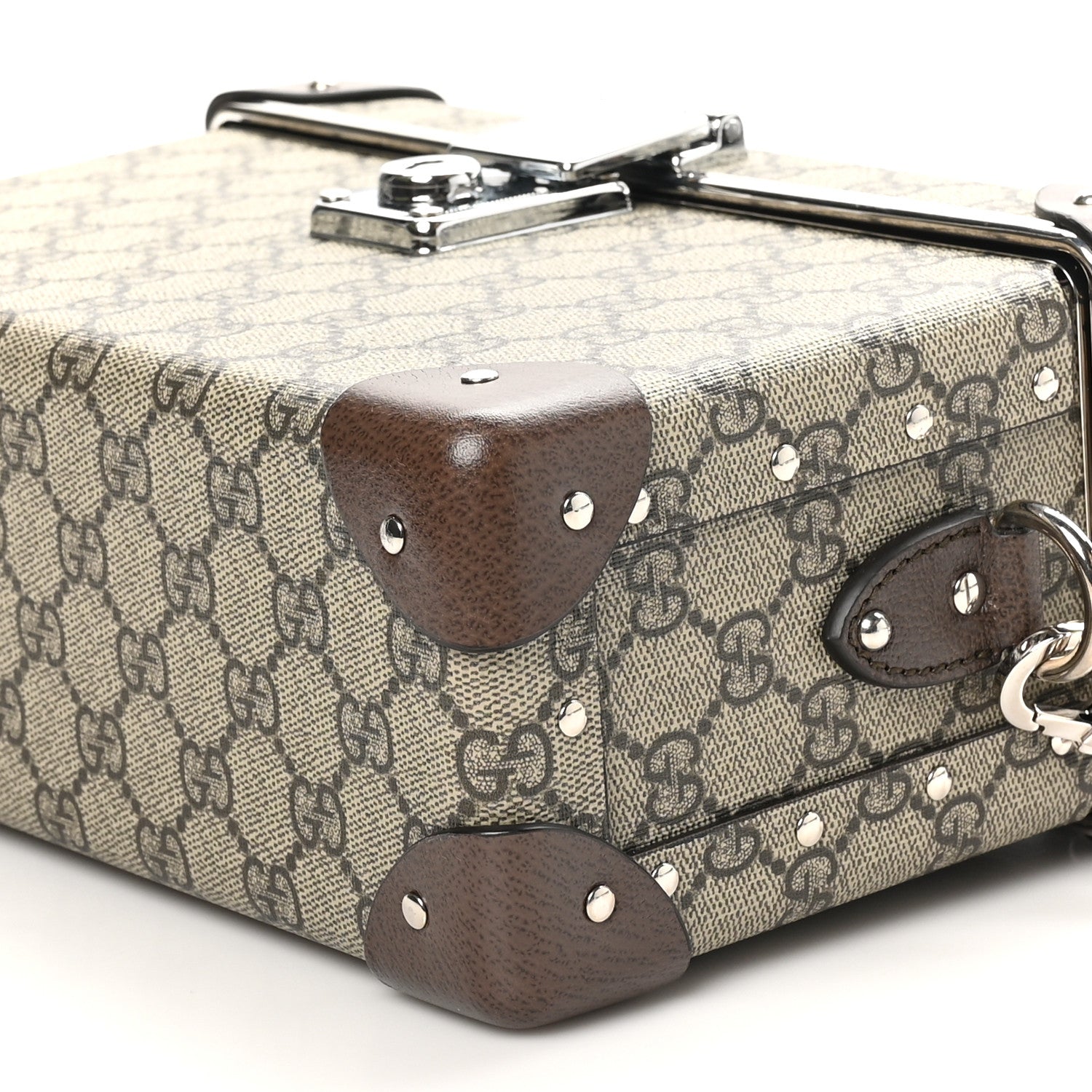 Gucci GG Supreme Monogram Globe-Trotter Beauty Case Brown 10 of 10