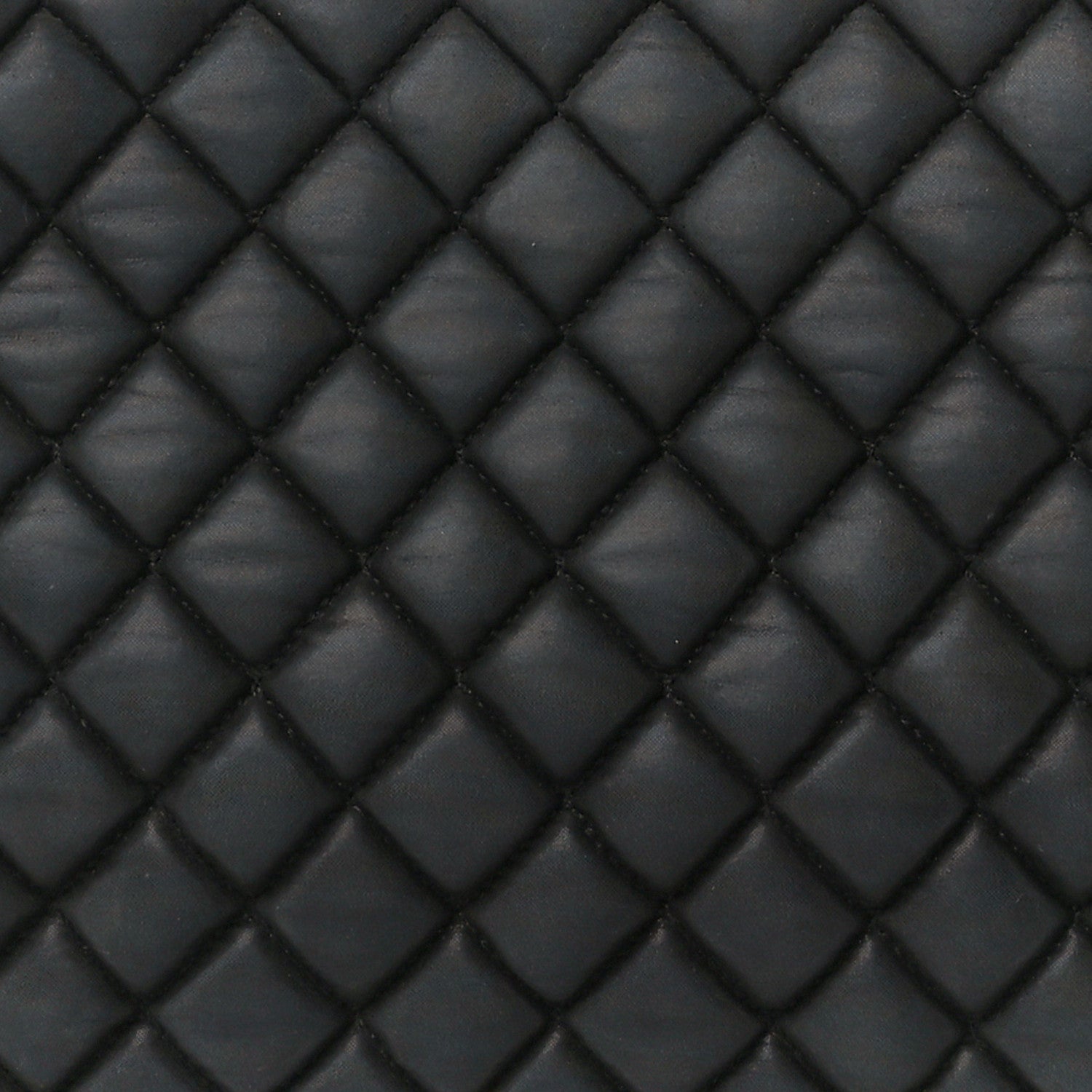 Chanel Iridescent Calfskin Small New Bubble Quilt Tote Dark Grey 8 of 10