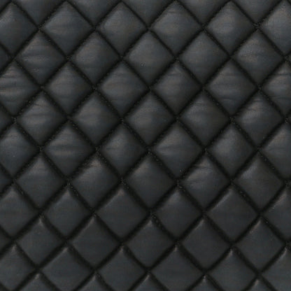 Chanel Iridescent Calfskin Small New Bubble Quilt Tote Dark Grey 8 of 10