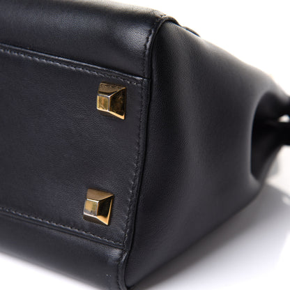 Fendi Nappa Studded Mini Peekaboo Iconic Satchel Black 11 of 11