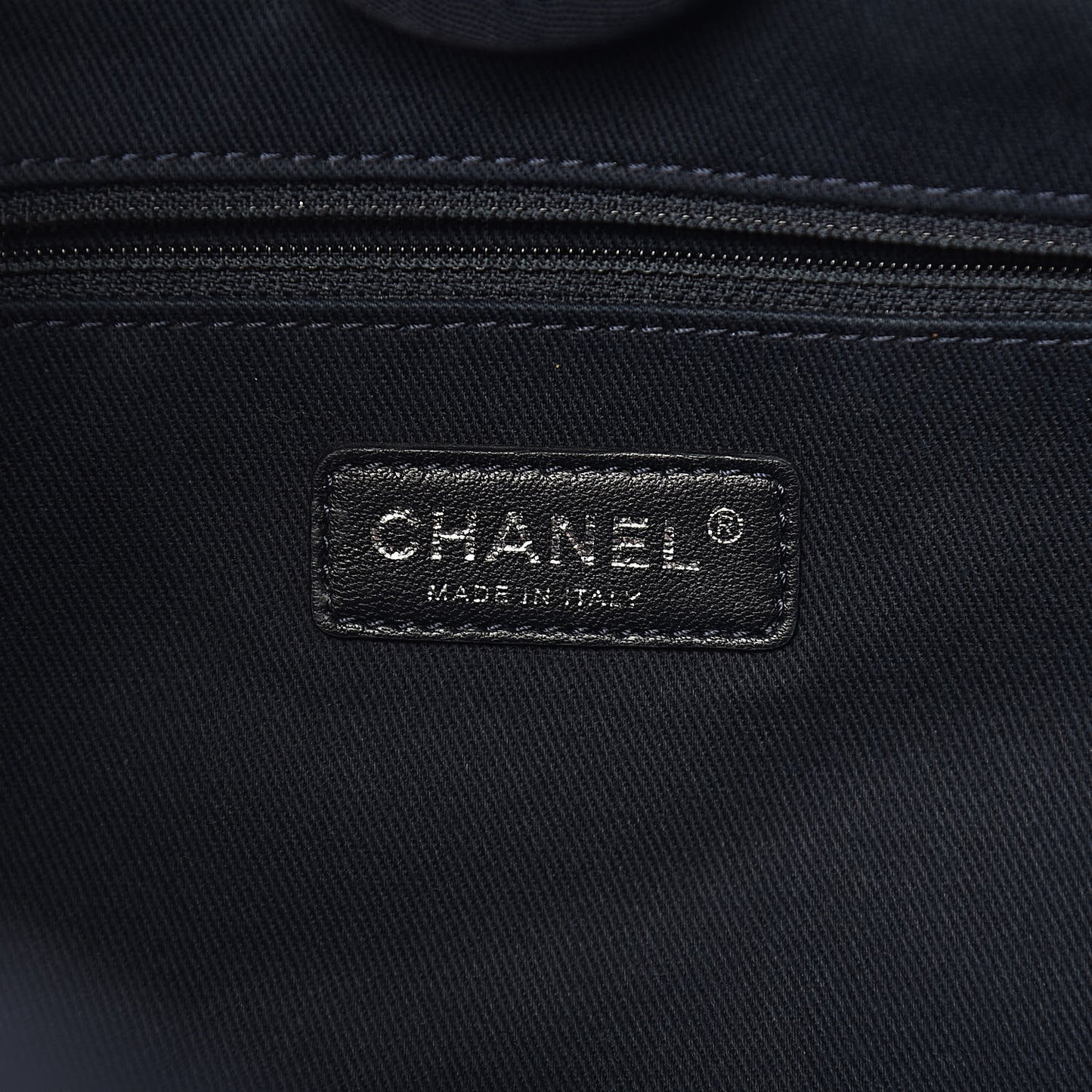 Denim Small Deauville Tote Dark Blue