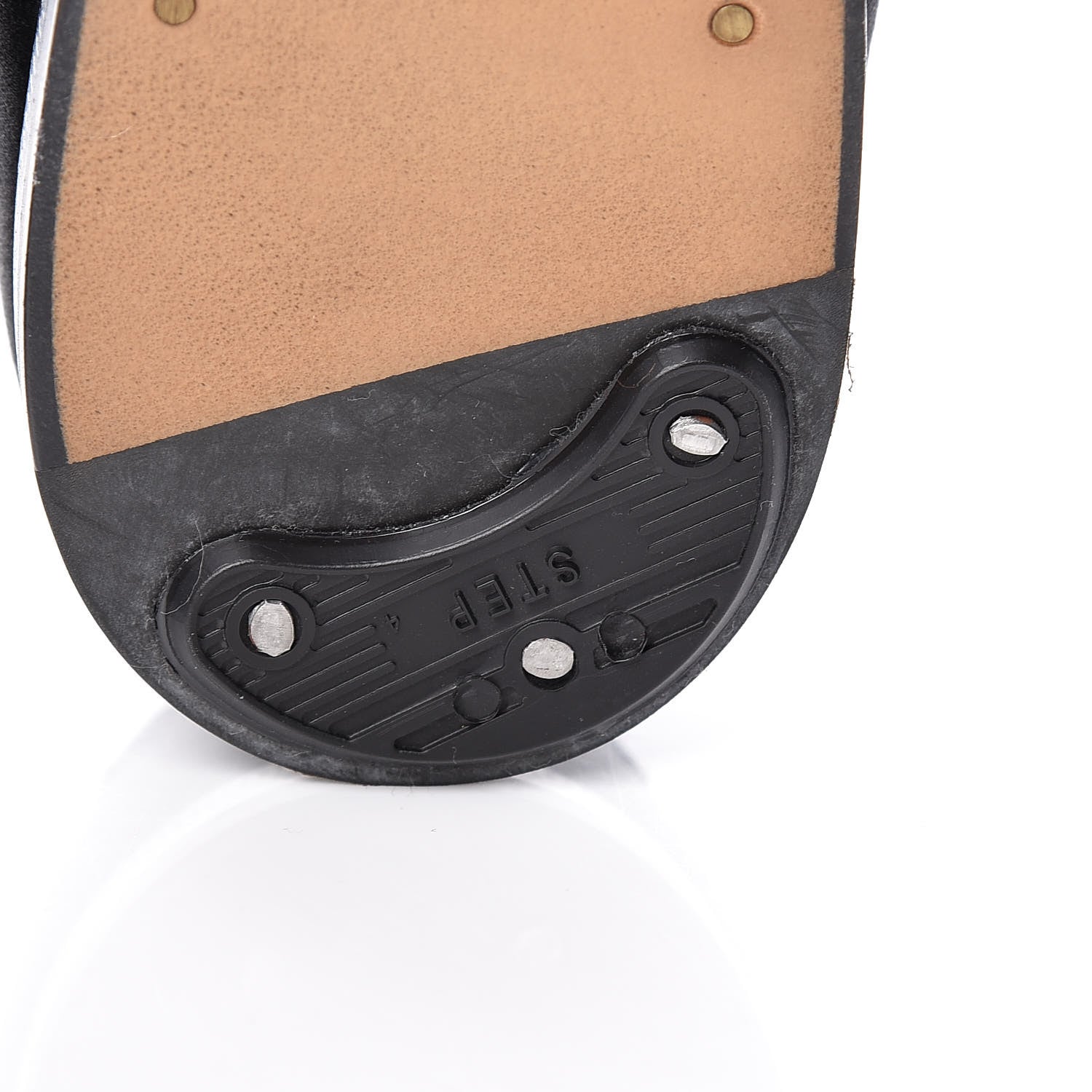 Gucci Satin Jordaan Womens Loafers 37.5 Black 11 of 12