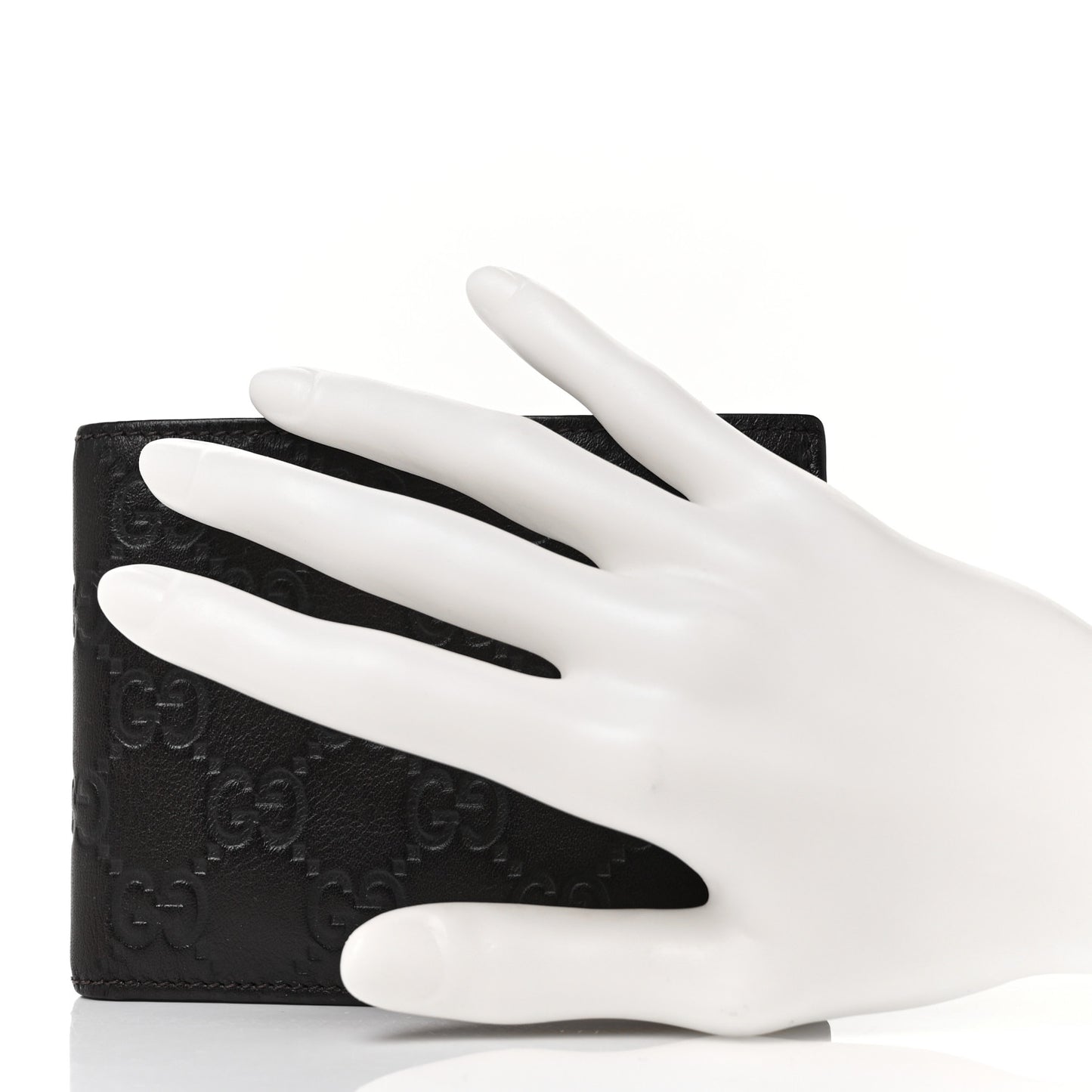 Guccissima Bi-Fold ID Wallet Black