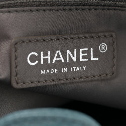 Chanel Caviar Quilted Petit Shopping Tote PST Blue 6 of 10