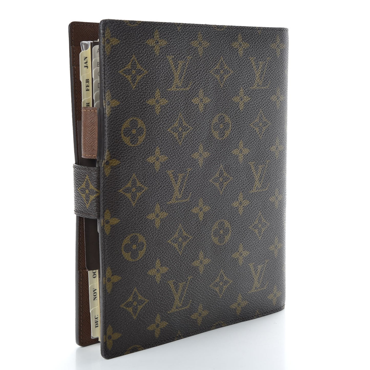 Monogram Large Ring Agenda Cover