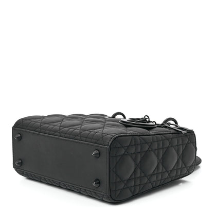 Christian Dior Ultra Matte Calfskin Cannage Small My ABCDior Lady Dior Black 9 of 11