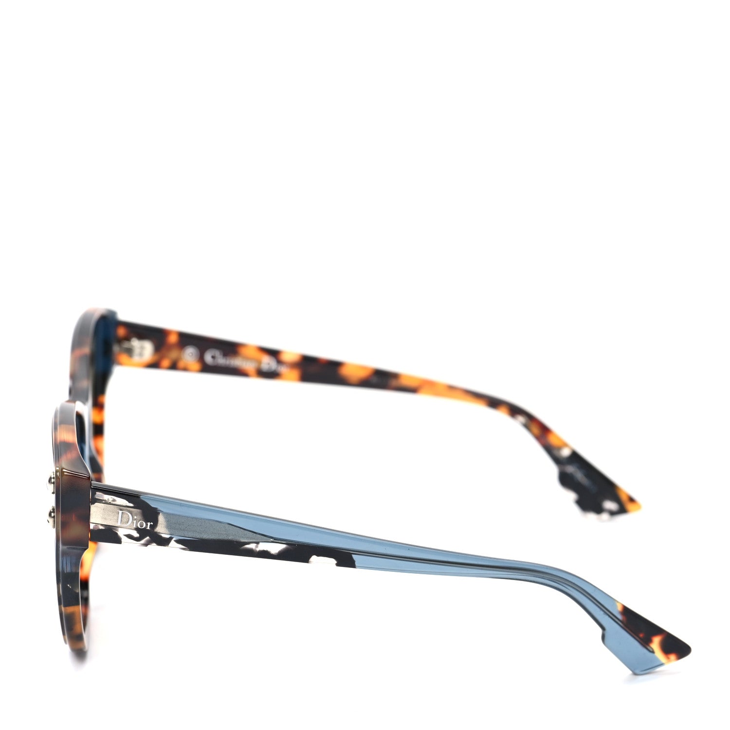 Christian Dior Addict 3 Sunglasses Blue Havana 4 of 7