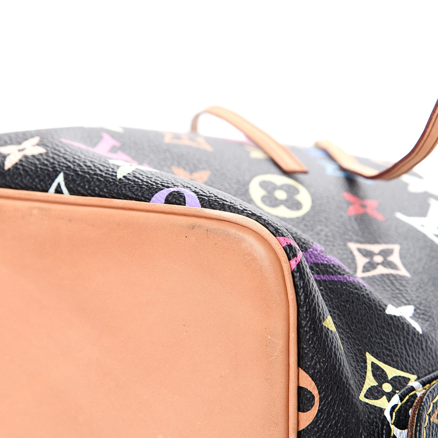Louis Vuitton Monogram Multicolor Petit Noe Black 9 of 12