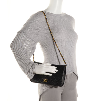 Chanel Lambskin Quilted Small Flap Bag Black 2 of 6