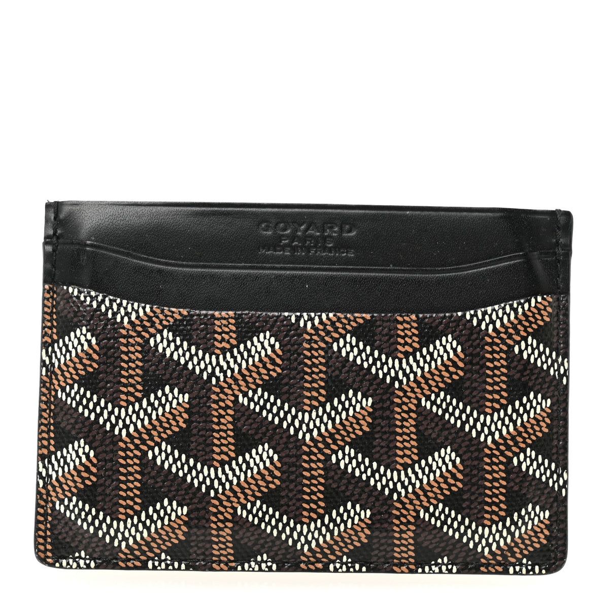 Goyard Goyardine Saint Sulpice Card Holder Black 1 of 6
