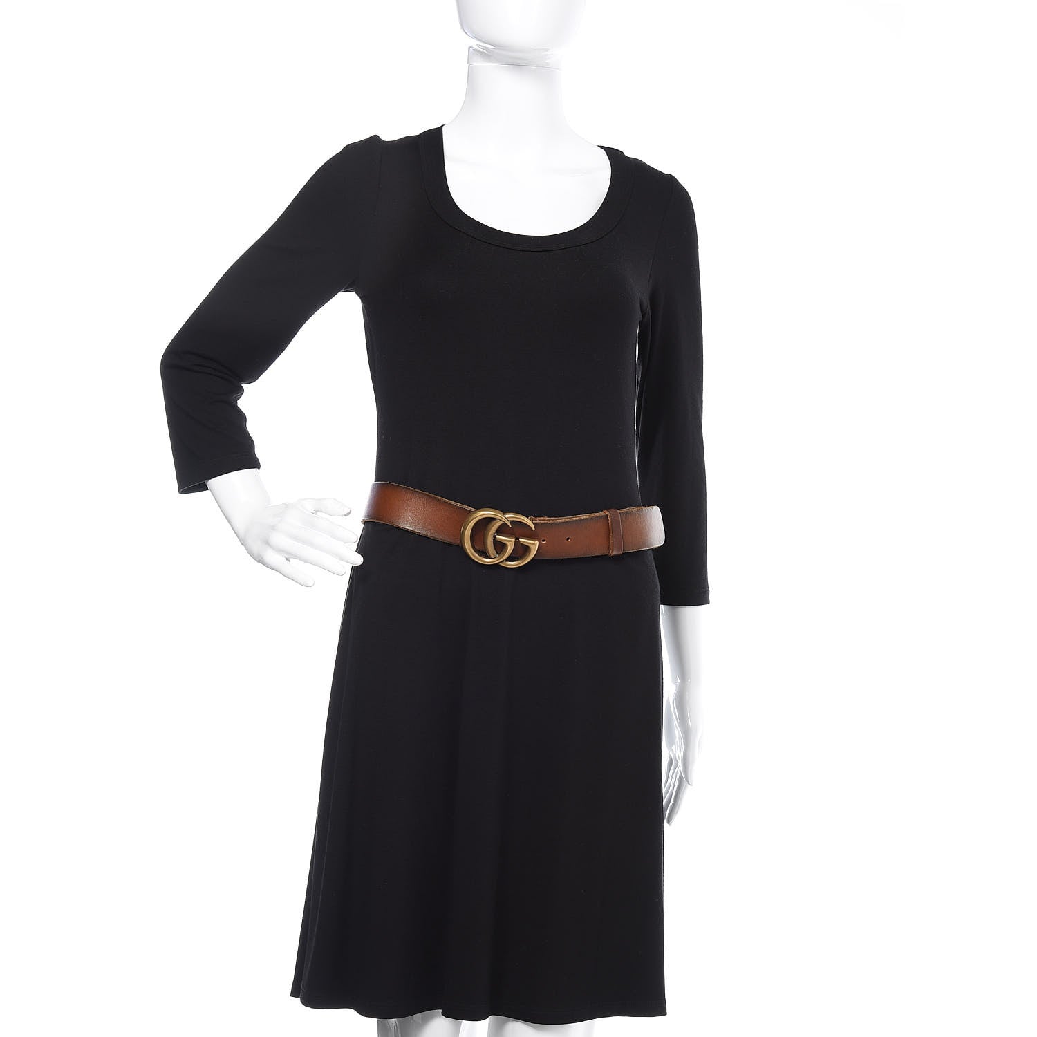 Gucci Faded Calfskin Double G 40mm Belt 85 34 Cuir 2 of 6
