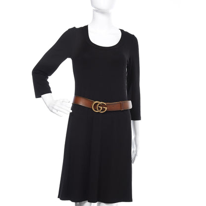 Gucci Faded Calfskin Double G 40mm Belt 85 34 Cuir 2 of 6