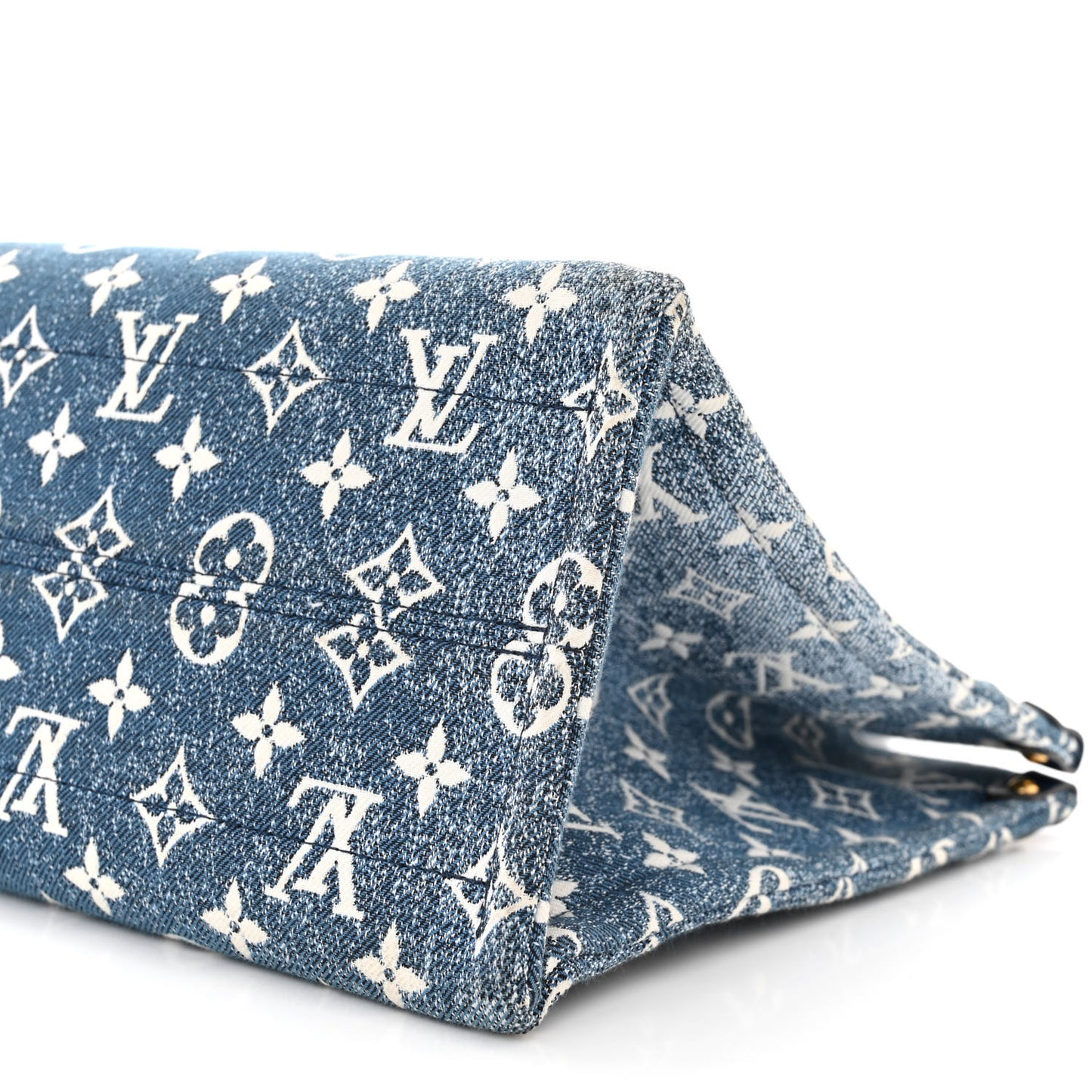 Monogram Jacquard Denim Onthego MM Bleu