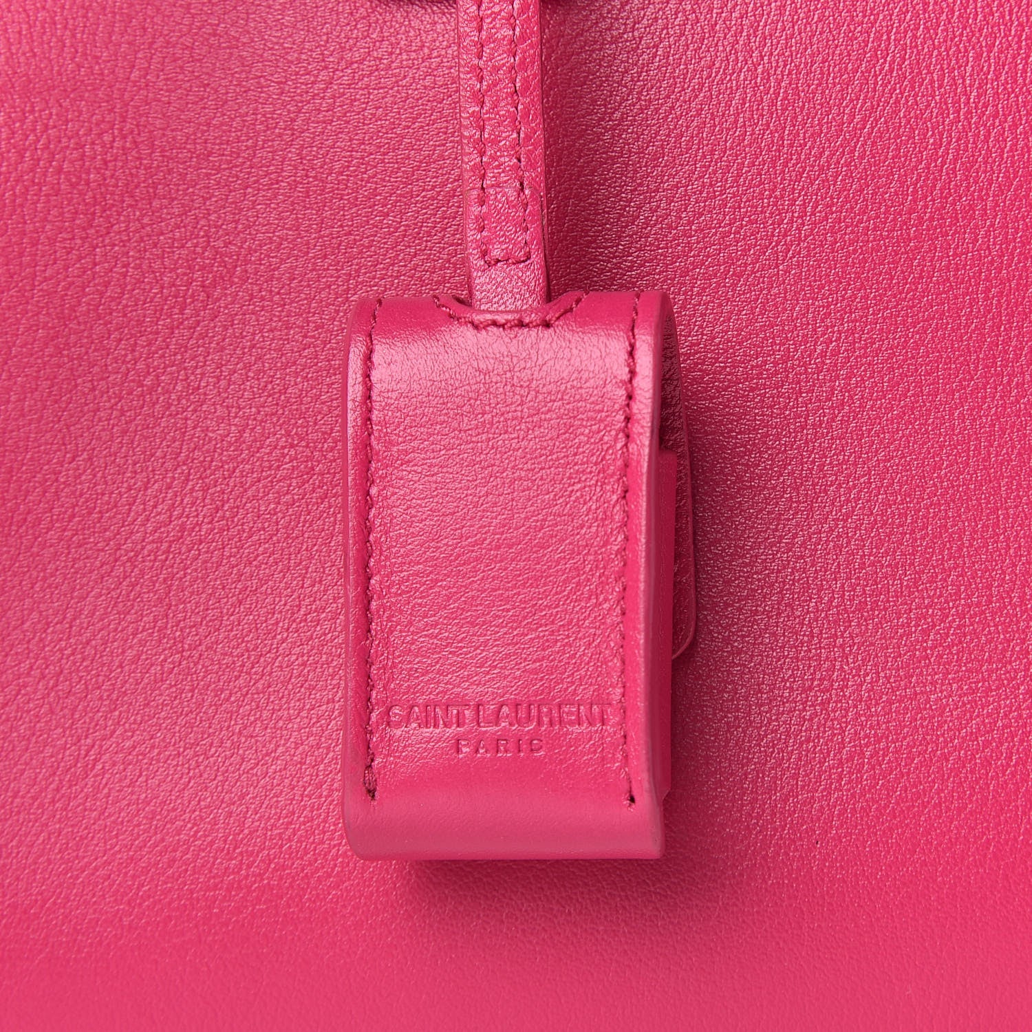 Saint Laurent Calfskin Nano Sac De Jour Bubblegum 8 of 10