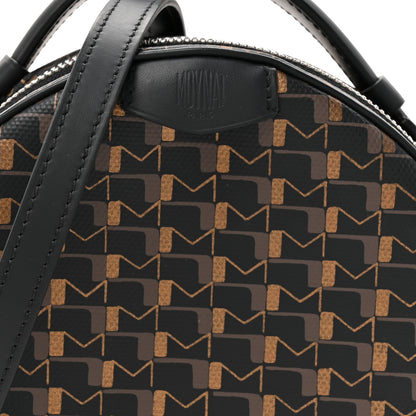 Moynat Canvas 1920 Oh! Small Yoyo Crossbody Bag Carbon Bronze Cognac 8 of 10