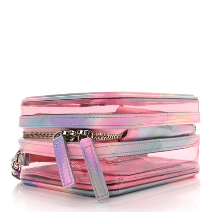 Chanel PVC Patent Calfskin Patent Lambskin Small CC Vanity Case Pink 4 of 10