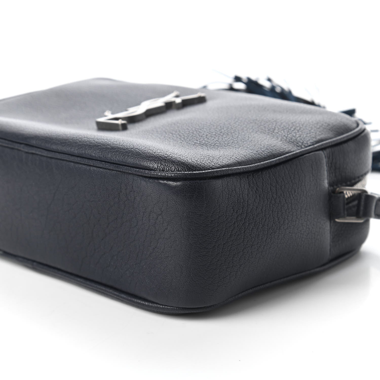 Saint Laurent Calfskin Monogram Lou Camera Bag Blue 7 of 10