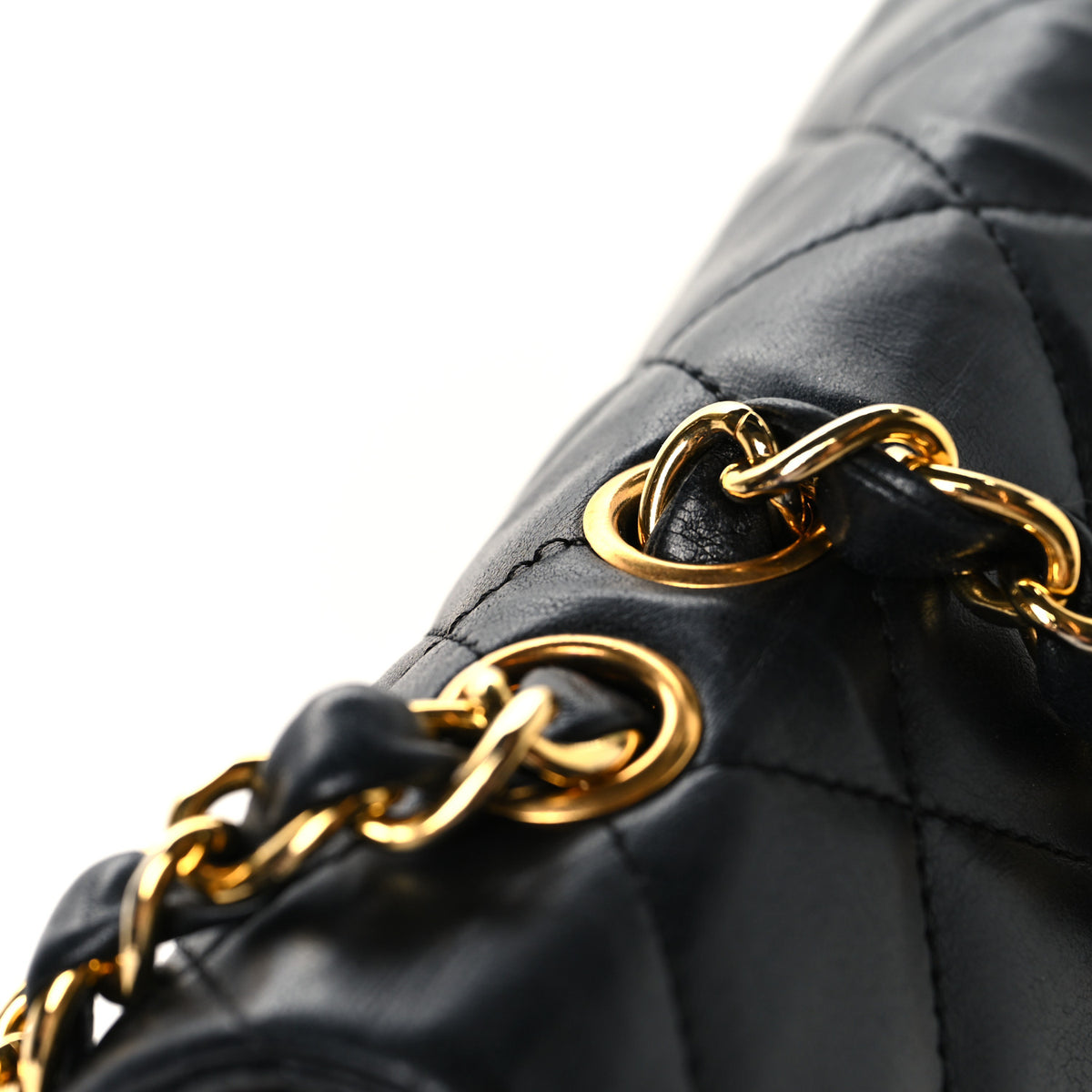 Chanel Lambskin Quilted Jumbo Double Flap Black 11 of 11