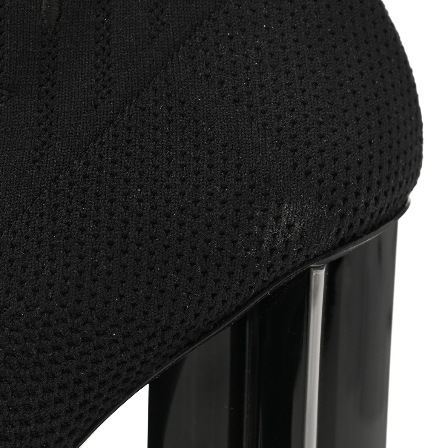 Louis Vuitton Monogram Stretch Fabric Silhouette Ankle Boots 36 Black 10 of 11