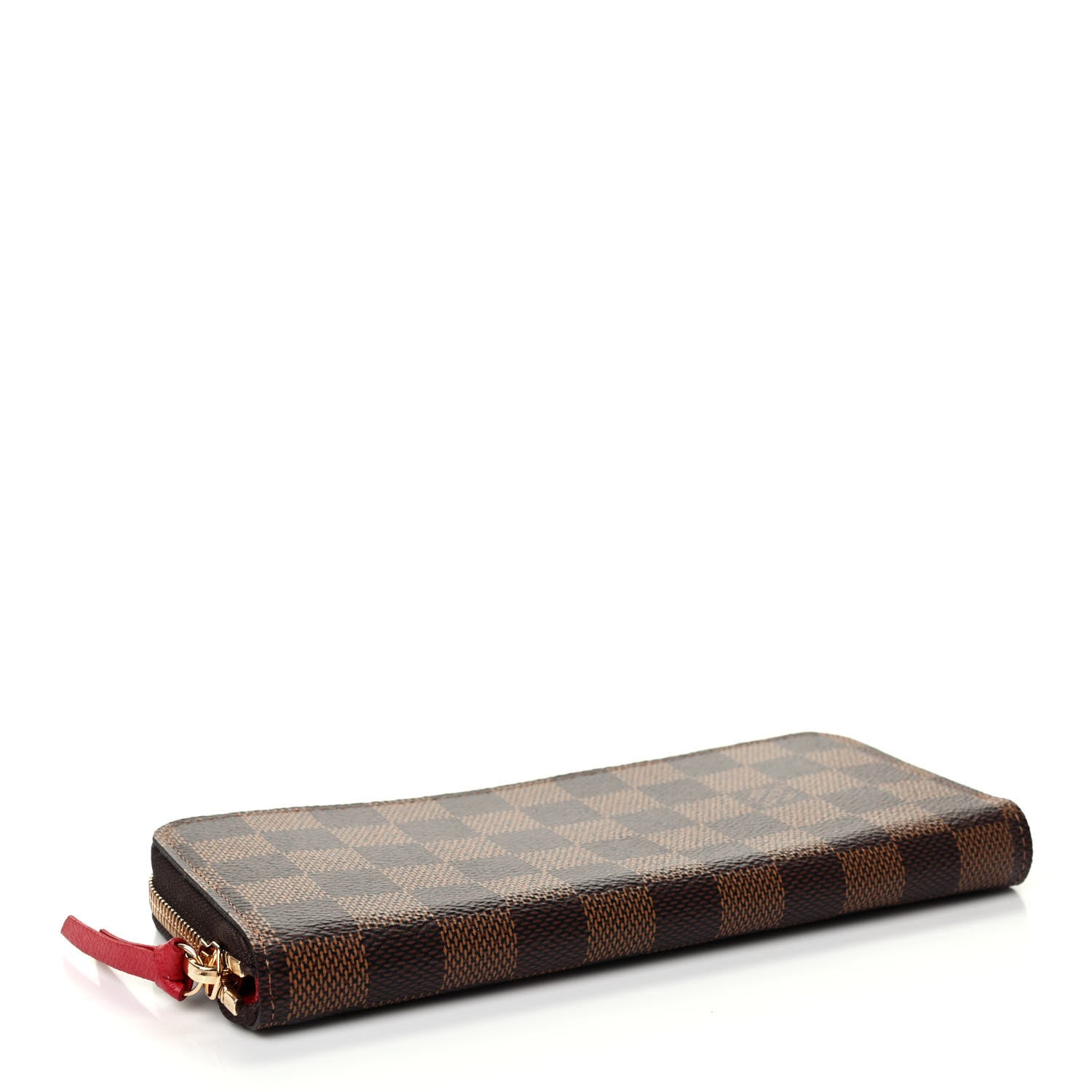 Louis Vuitton Damier Ebene Clemence Wallet Cherry 4 of 8