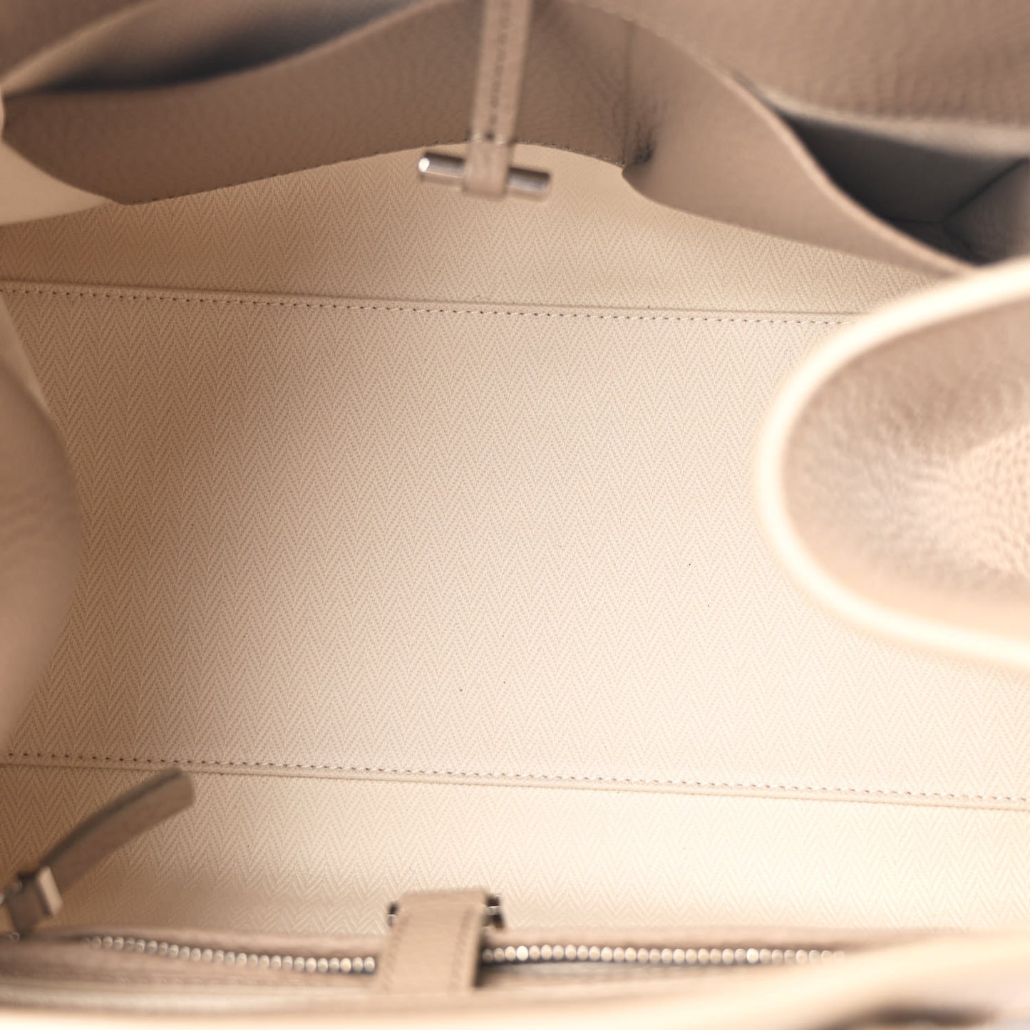 Matte Grained Calfskin Soft Margaux 12 Dark Taupe