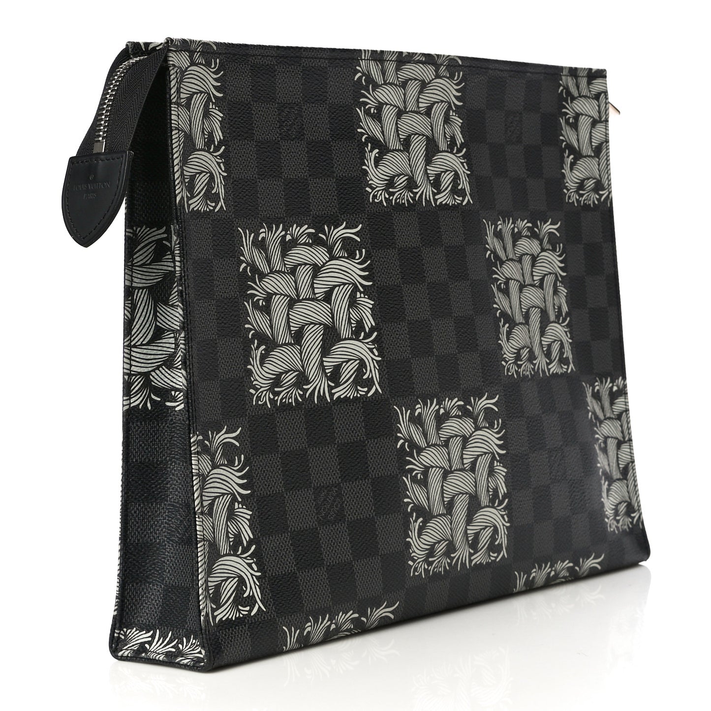 Damier Graphite Rope Pochette Voyage White