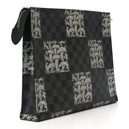 Louis Vuitton Damier Graphite Rope Pochette Voyage White 3 of 10
