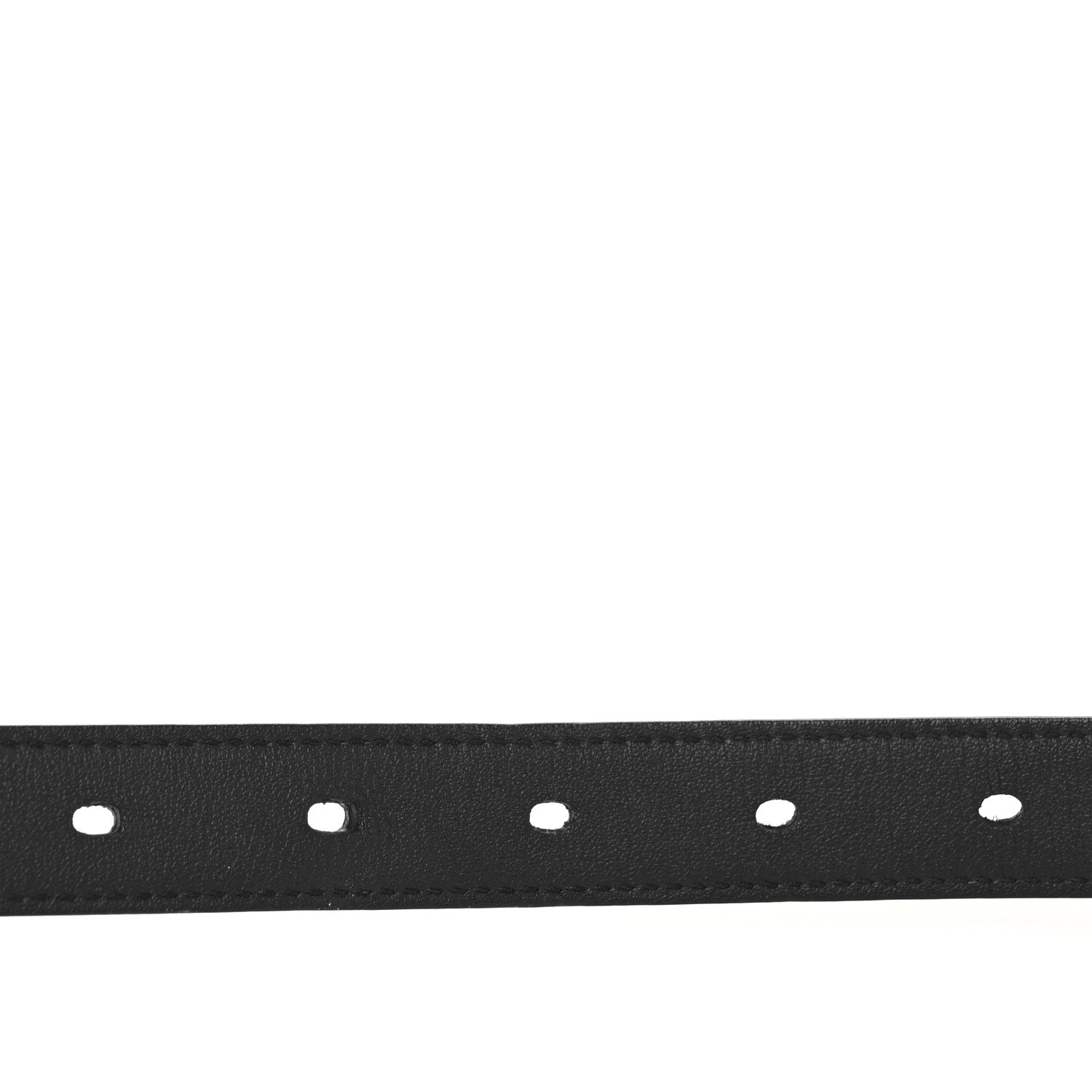 Saint Laurent Smooth Calfskin Monogram Square Buckle Belt 95 38 Black 6 of 8