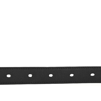 Saint Laurent Smooth Calfskin Monogram Square Buckle Belt 95 38 Black 6 of 8