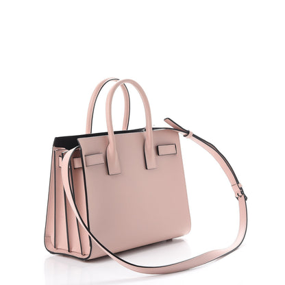 Saint Laurent Smooth Calfskin Baby Sac De Jour Pale Pink 4 of 8