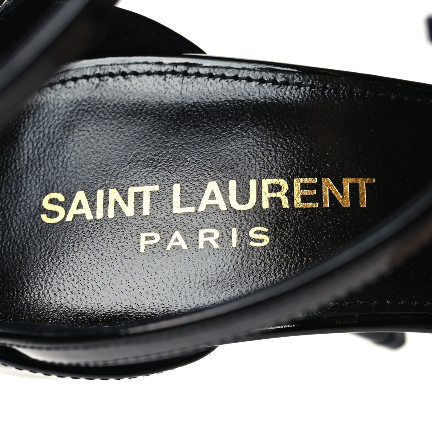 Patent Cassandra 100 Sandals 38.5 Black