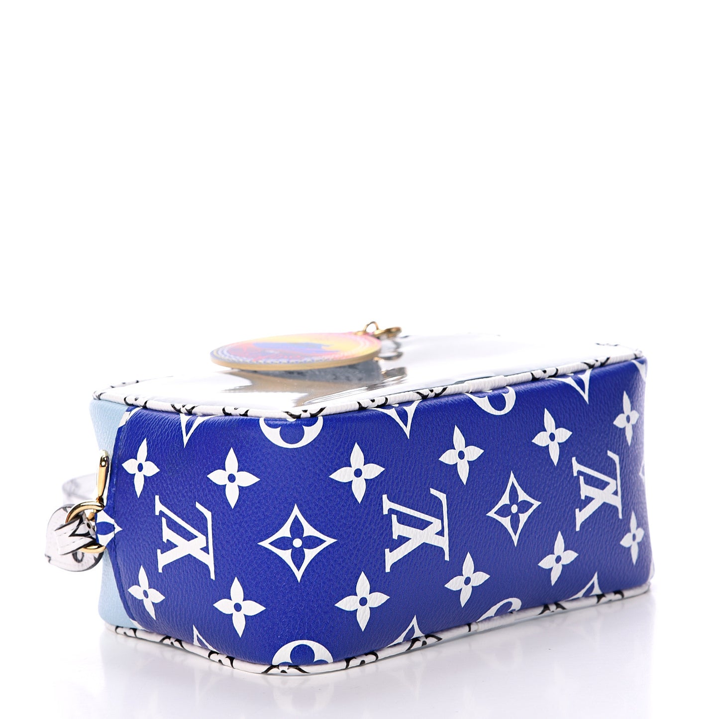 Monogram Giant Portofino Beach Pouch Blue