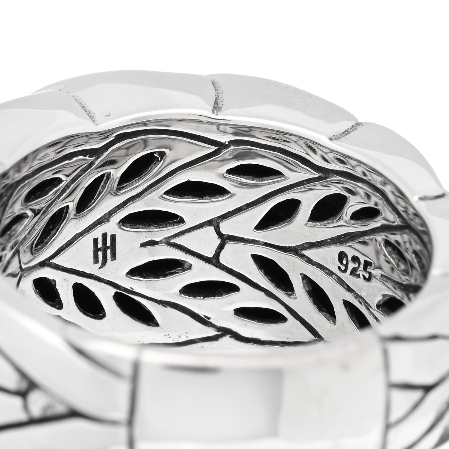 John Hardy Sterling Silver Modern Chain Band Ring 57 8 4 of 4