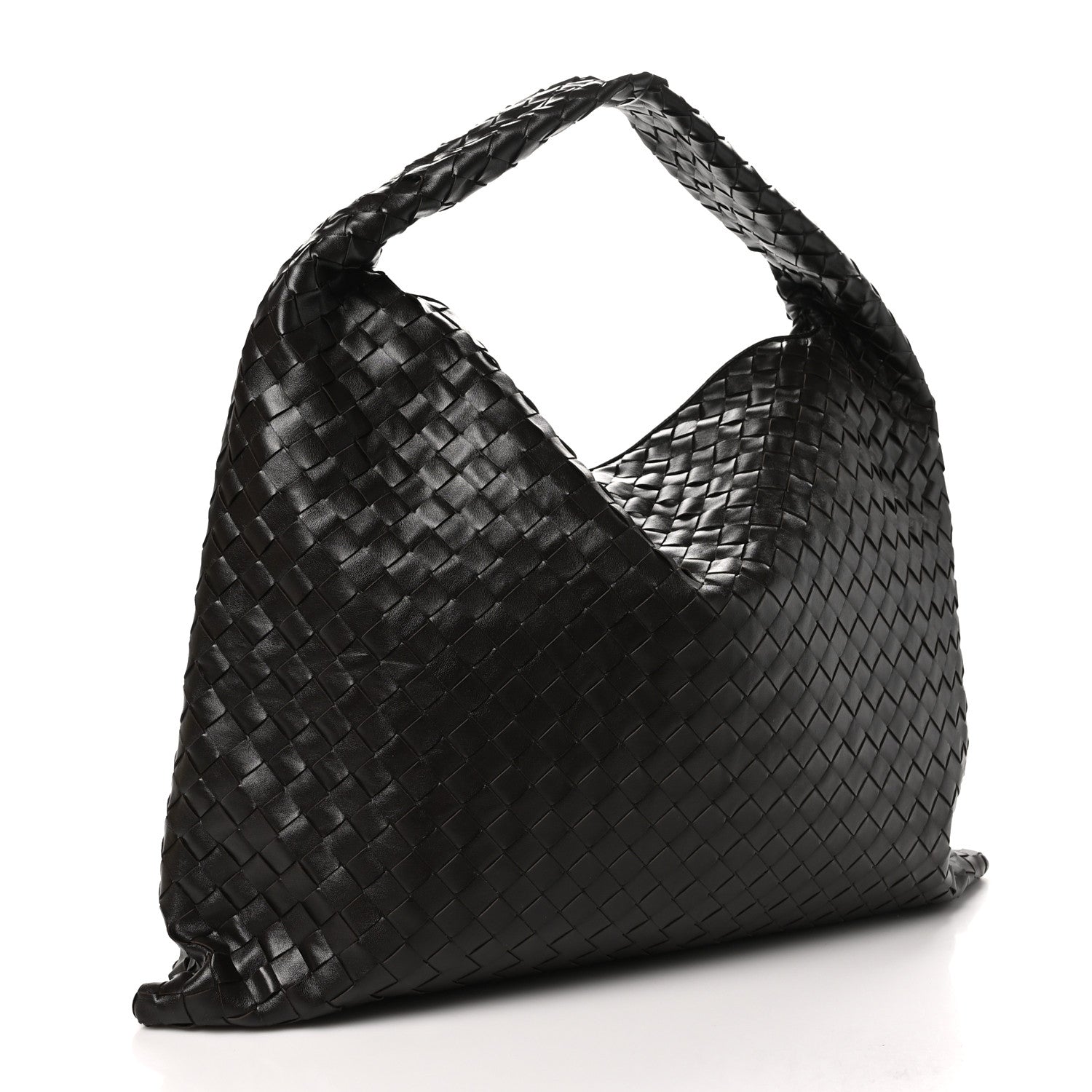 Bottega Veneta Calfskin Intrecciato Large Hop Ebano 3 of 9