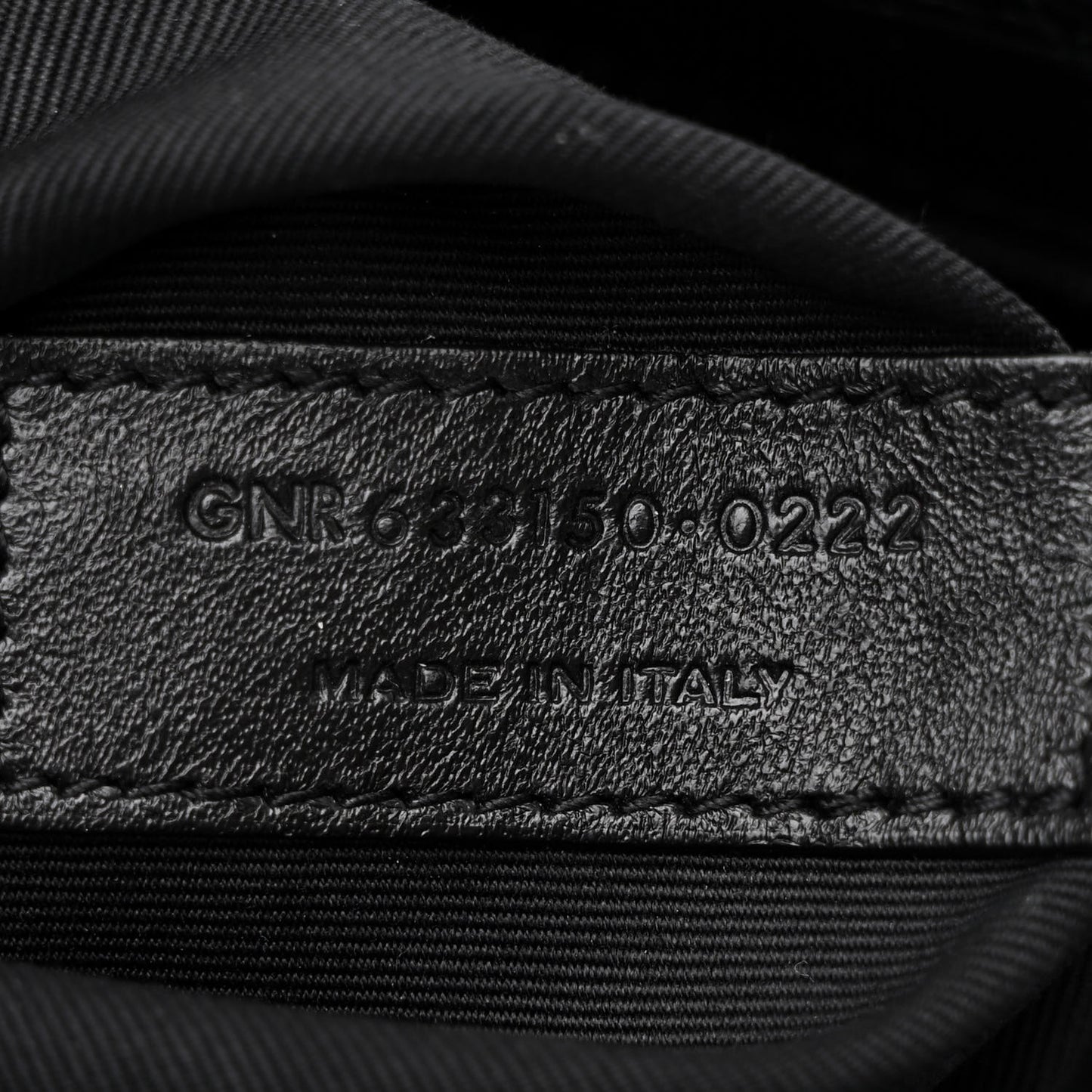 Crocodile Embossed Lambskin Monogram Medium Niki Chain Satchel Black