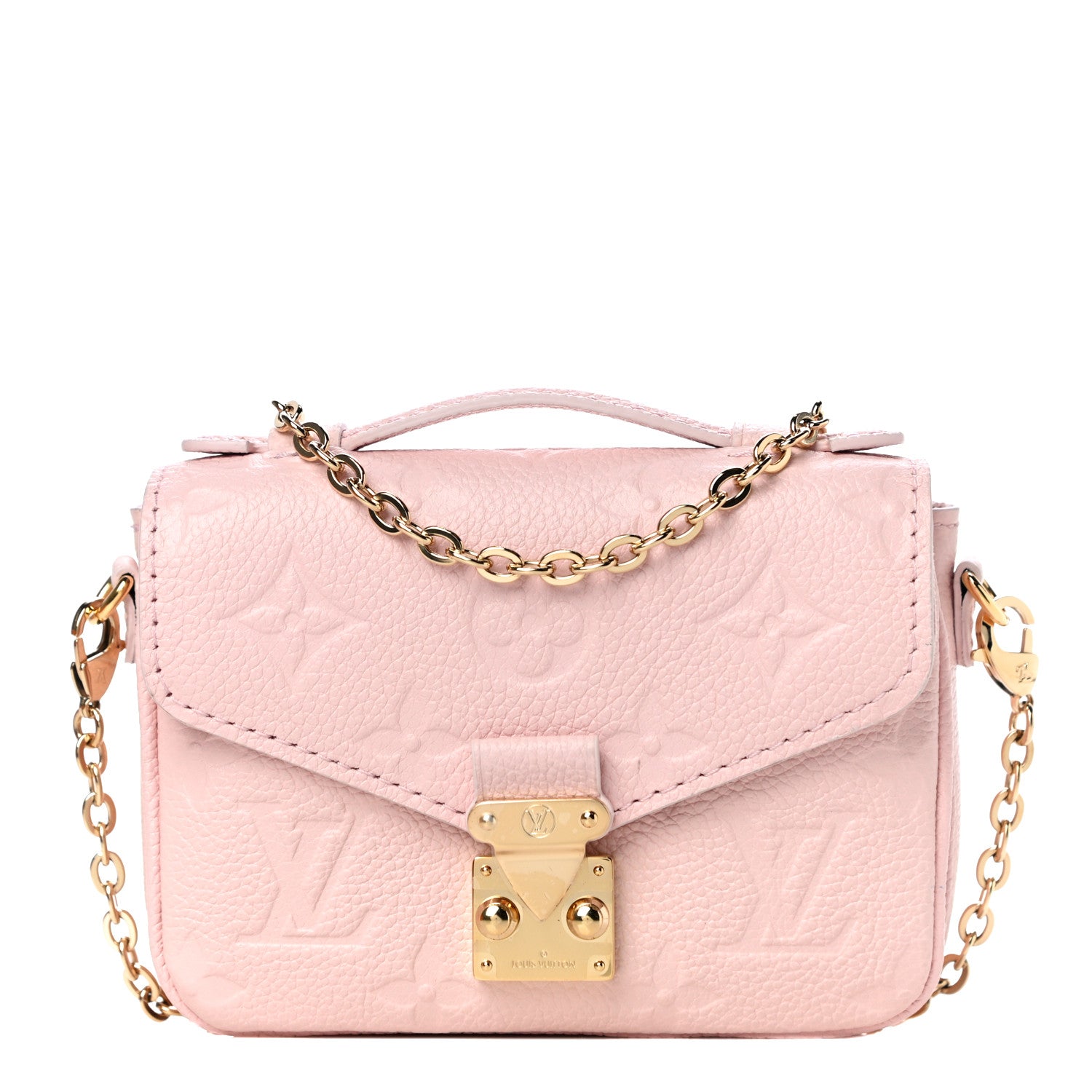 studio image of louis vuitton empreinte micro metis bag in pink FASHIONPHILE