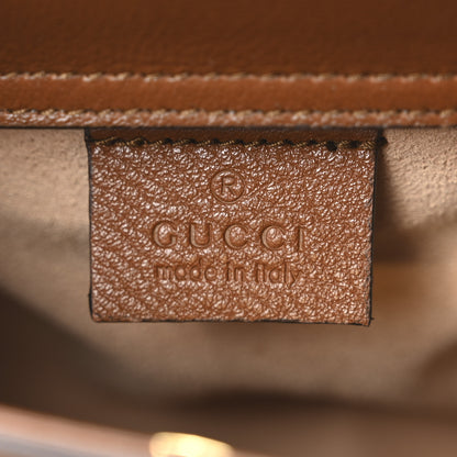 Gucci Wonka Grain Calfskin Mini Diana Tote Bag Cuir Yellow Fluo 6 of 10